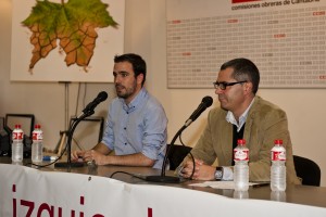 Alberto Garzón y Miguel Saro